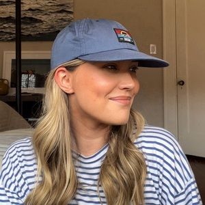 Vintage Vans Hat, Blue Snapback Hat, Off The Wall
